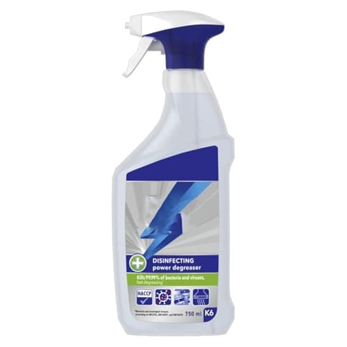Image of Professional Disinfecting Power Degreaser Spray, Multi-Surface Cleaner for Kitchens, Food Preparation Areas, and Commercial Use, Fast-Acting, Residue-Free Formula,750ml