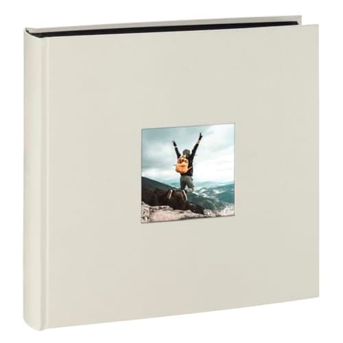 Image of Hama "Fine Art" Photo Album | 30x30cm | For 10x15cm Pictures | 100 Black Pages | For 400 Photos | Chalk