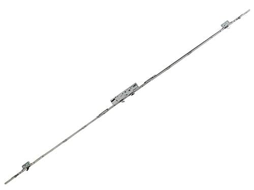 Image of Yale YDM-PRO-PVCU-35 Doormaster Professional Multi-Point Door Lock Replacement, 35 mm Backset, 16 mm Faceplate, Steel Finish, Suitable for PVCu Doors, Grey