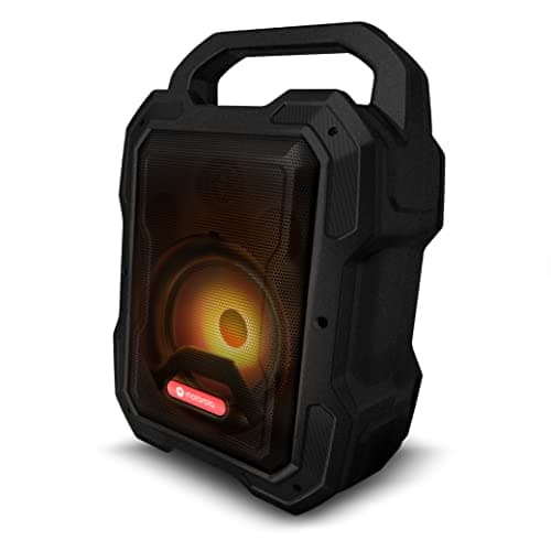 Image of Motorola Sound ROKR 800 Bluetooth Speaker - 20-Hour Playback - FM Radio - Coloured LED - DC, USB, AUX, and MIC Connections - True Wireless Technology - Black