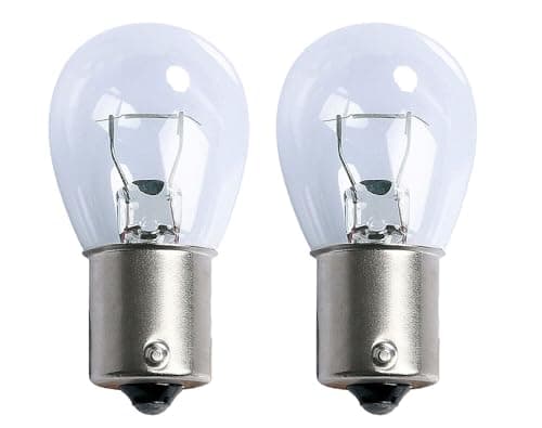 Image of 2 X 382 P21w Car Light Bulbs, Replace Indicator Bulb, Brake Light Bulbs, Stop And Tail Light Bulbs, Clear Light 12V BA15S 382 P21W Rear Break Light Bulbs, Replace Car Lights