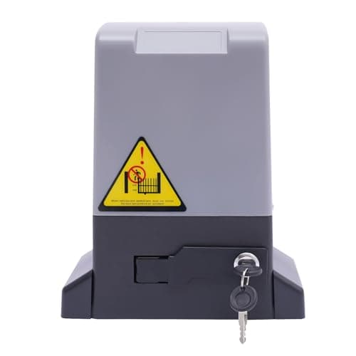 Image of 370W Automatic Sliding Gate Opener 600kg Electric Sliding Gate Opener, Heavy Duty Gate Operator for Gate with 2 Remote Control
