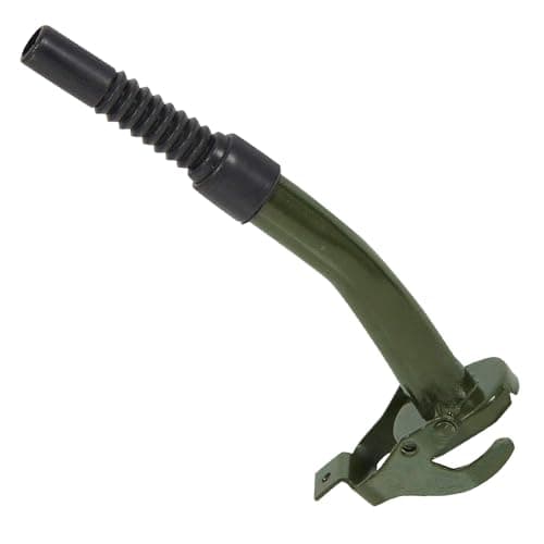 Image of Flexible Metal Jerry Can Pouring Spout - Nozzle, Leak Proof, Precise Pouring | Strong Quality, Durable & Long Lasting | For Petrol, Diesel, Oil & Gasoline | Clamp Down For Accuracy