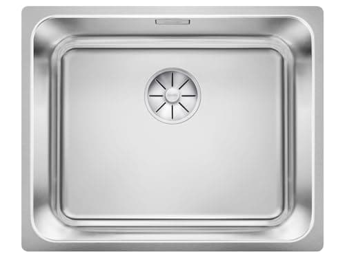 Image of BLANCO Solis 500-U | Stainless Steel Sink | Installation Type: undermount Installation | for 60 cm Wide Base cabinets | Resistant to Scratches | Spacious Bowl Volume | [54x44x19.4 cm]