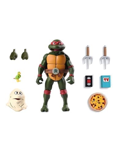 Image of NECA Raphael Cartoon Action Figure 18Cm
