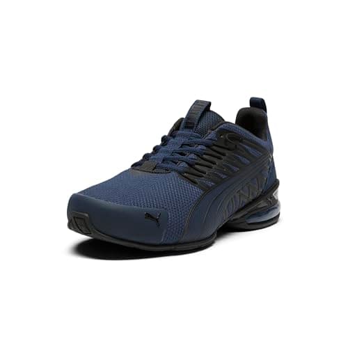 Image of PUMA Men's Voltaic Evo Cross Trainers, Club Navy-puma Black, 10