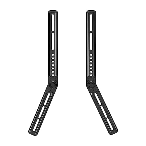 Image of XINLEI Sound Bar Bracket for Most 23”-65” TVs, Adjustable Mount for Up to 10kg SBR302 (1-Pair) Universal Fit for Most Soundbar Holes