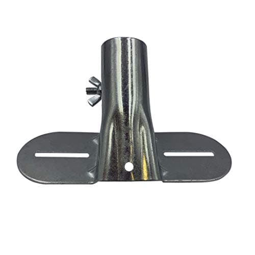 Image of Heavy Duty Metal Broom Brush Handle Bracket With Adjustable Brace Diameter to Support Fixed Push Broom Handles (1)