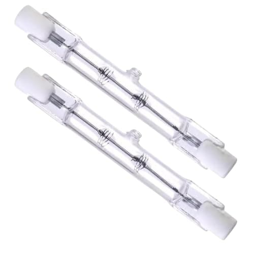 Image of Inspired Essentials R7S 120w = 150w 78mm Halogen Bulb Floodlight Security Light Linear Bulbs R7S J28 Flood Light (Pack of 2)