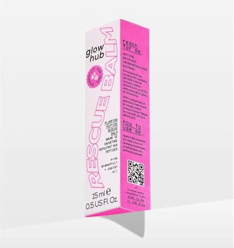 Image of Gleam-Gifts Pep Talk Plumping Peptide Rescue Balm – Smoothing & Nourishing Lip Balm + Overnight Treatment with Peptides, Avocado & Rosehip Oils – Grapefruit, Mango, Cranberry – 15ml