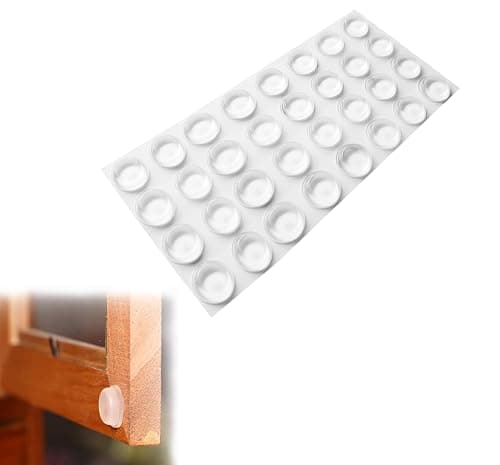 Image of 30 PCS Rubber Feet for Chopping Boards and Furniture, Self-Adhesive Non-Slip Pads, Noise-Free and Scratch-Proof Protectors for Home and Kitchen Use