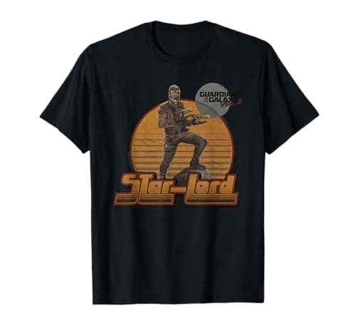 Image of Marvel Star-Lord Guardians of Galaxy 2 Pose Graphic T-Shirt T-Shirt