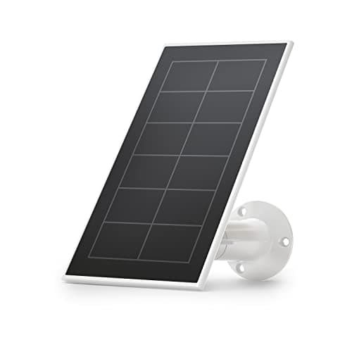 Image of Arlo Certified Accessory, Solar Panel Charger, Weatherproof, 8ft Magnetic Power Cable, Designed for Arlo Ultra, Ultra 2 (+XL), Pro 3, Pro 4 (+XL), Pro 5, Go 2 & Floodlight Cameras, White