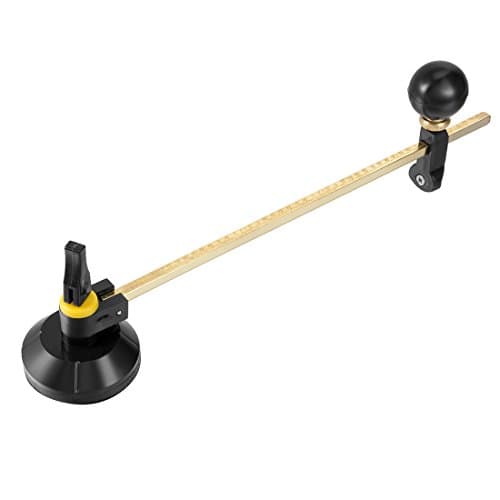 Image of Sourcingmap 60cm Adjustable Compasses Type Glass Circle Circular Cutter with Suction Cup