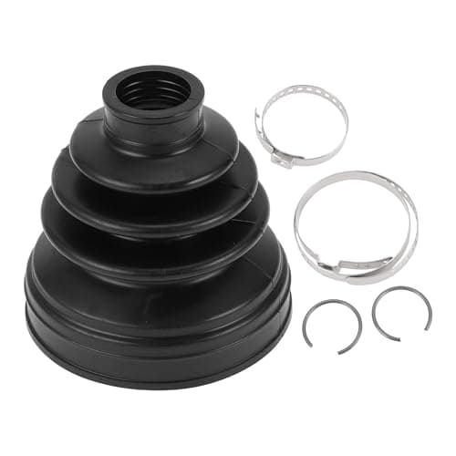 Image of HEROFFIX 1 Set CV Joint Boot Kit for Nissan Maxima 2002 for Nissan Juke 2014-2017 Inner Constant Velocity Joint Boot W/Clamps No.397416N225 Black Rubber