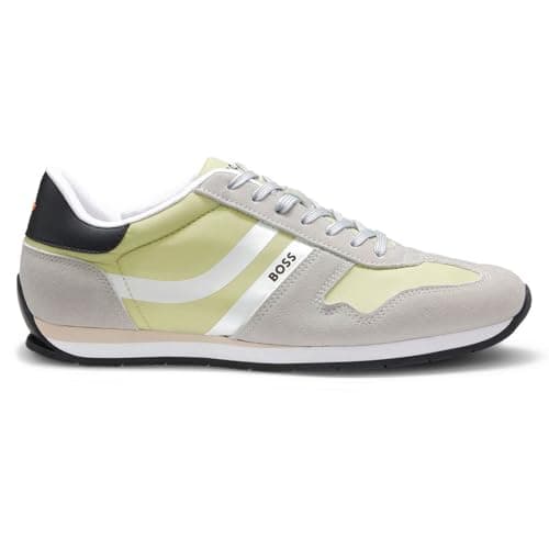 Image of BOSS Men's Levon_Runn_nymi 10277982 01Trainers, Open Green, 11.5 UK