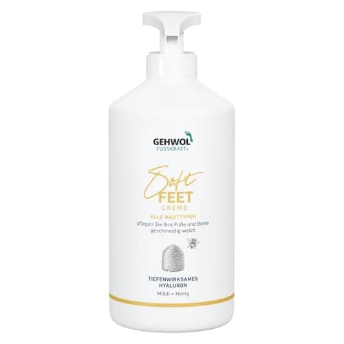 Image of Gehwol Fusskraft Soft Feet, Foot Cream with Hyaluron, Urea, 500 ml with Dispenser