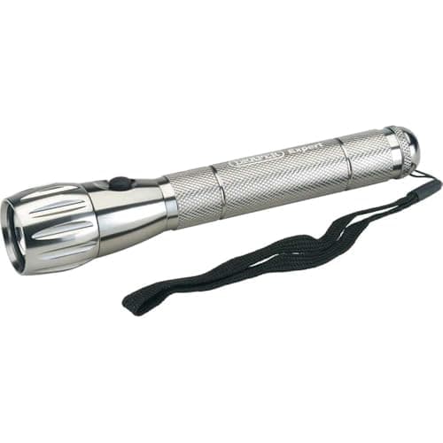 Image of Draper Expert 89933 4 LED Aluminium Torch with 2 AA Batteries