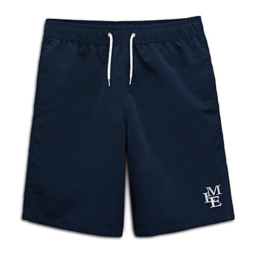 Image of MEILONGER Boys Swimming Shorts Quick Dry Beach Board Trunks Swimwear Bathing Suits Size 6-7,8,10-12,14-16(Navy,14-16)