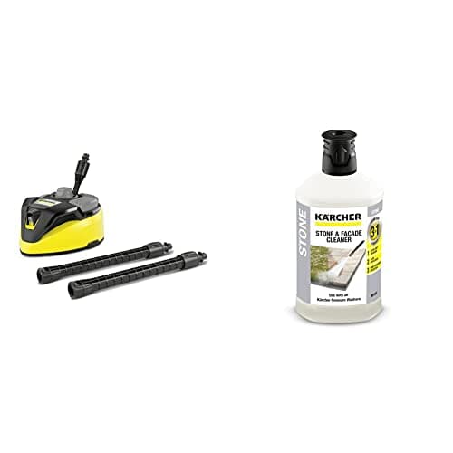 Image of Kärcher 2.644-074.0 T7 Plus T-Racer Surface Cleaner & 62957650 3-in-1 Stone Plug and Clean - Black