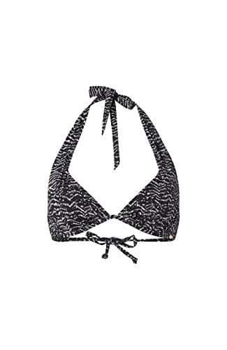 Image of O'NEILL Sao Mix Bikini Top, Women, womens, 0A8504, Multicoloured (black AOP W/Green), 34B