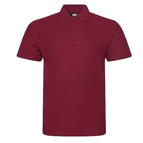 Image of Men Classic Polo Shirt, Short Sleeve Plain Tee Top, Casual Polo Shirt for Workwear, Sports, Tough Gardening, Building, Perfect Workwear Gift for Builder, Electrician (Burgundy, 5XL)