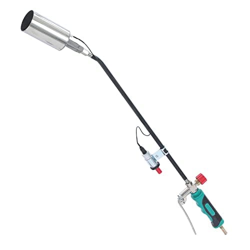 Image of KATSU Gas Torch Weed Burner Electronic Igniter Flame Thrower Blowtorch Roofer Sealing Melting Heating Welding Soldering Torch Multi Purpose 750mm Long 324161