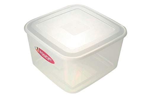 Image of Beaufort 13 Litre New SQUARE FOOD & CAKE CONTAINER WITH CLEAR SOLID LID