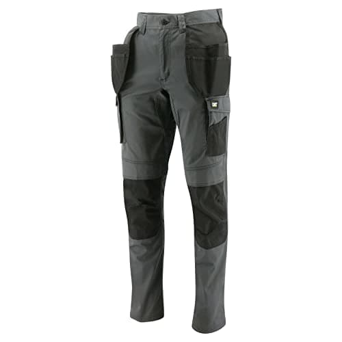 Image of Caterpillar CAT Workwear Mens Essentials Stretch Knee Pocket Trousers