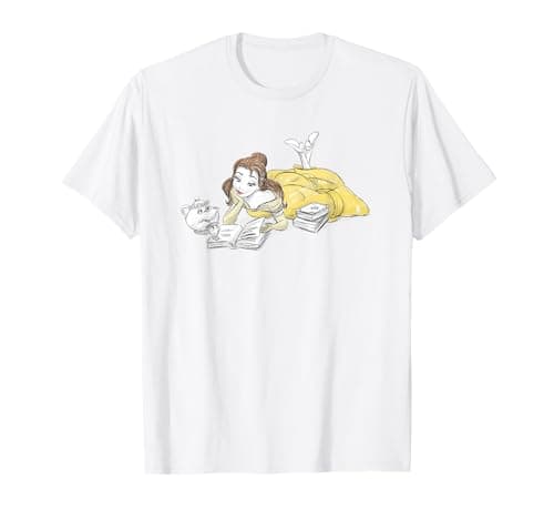 Image of Beauty And The Beast Belle Reading T-Shirt