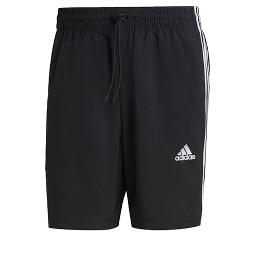 Image of adidas Men's AEROREADY Essentials Chelsea 3-Stripes Shorts, Black/White, 3XL