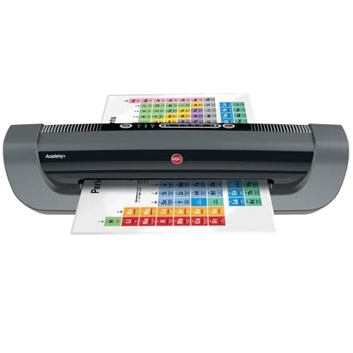 Image of GBC Academy+ A3 Laminator - High Speed Heavy Duty Laminator, Designed for Classroom and School use, Protective Pouch Carrier Included, 75-250 Micron, Black, 4410010
