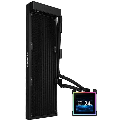 Image of Lian Li HydroShift II LCD-S 360N All In One CPU Cooler – 360mm Radiator, 3.4” IPS LCD Display, Integrated Tube Cabling, Magnetic Mount Design, Improved Pump System - Black