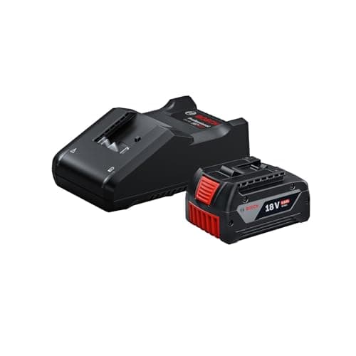 Image of Bosch Professional 18V System battery starter-set (1x battery GBA 18V 4.0Ah + fast charger GAL 18V-40, in cardboard box)