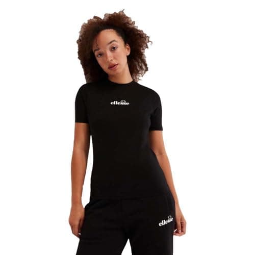 Image of ellesse Womens Beckana Tee Black T-Shirt, Black, 12 EU