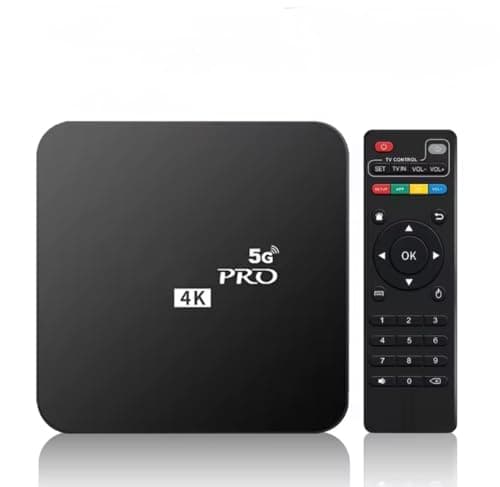 Image of MXQ Pro 5G 4K Android TV 10 Box 1G,2G 8G,16GB Android Smart Box H.265 HD 3D Dual Band 2.4G/5G WiFi Quad Core Home Media Player (1GB 8GB)