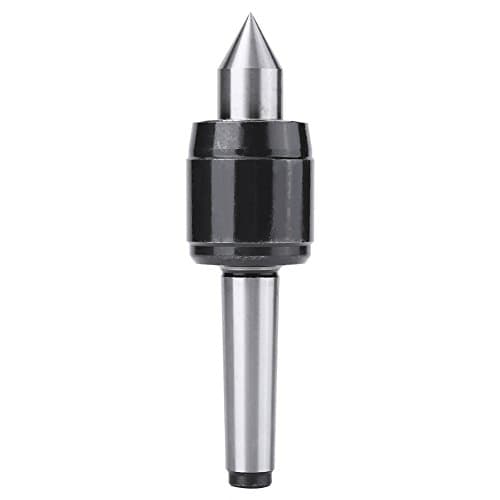 Image of MK2 Precision Revolving Live Center with 60 Degree High Speed Steel Point, CNC Lathe Tool for Tailstock End, Dust Proof Seal, Balanced Smooth Running for High Precision