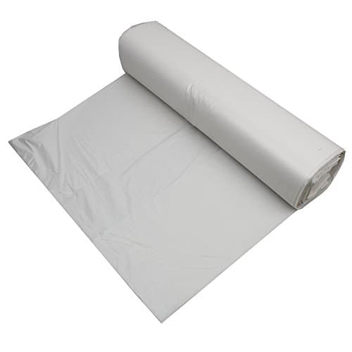 Image of 40L White Swing Bin Liners/Bags - Roll of 100 refuse sacks - White