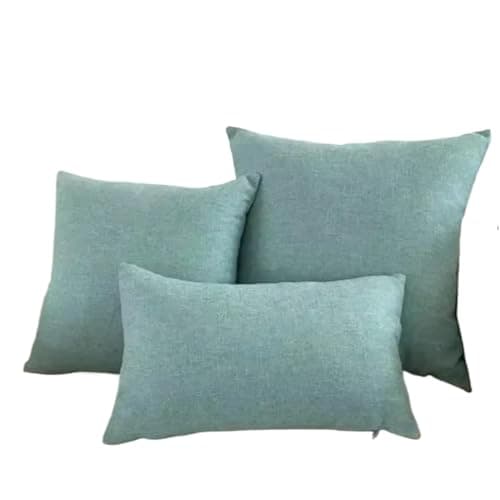 Image of CQAHDSEVF Throw Pillow Cases, Sofa Pillow Covers Multicolor Multiple Sizes Solid Cushion Cover Home Decorative Throw(Kd-06,50 x 30 cm (Pack of 1))