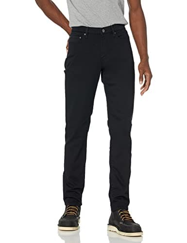 Image of Amazon Essentials Men's Slim-Fit Comfort Stretch Jeans - Discontinued Colours, Black, 28W / 28L