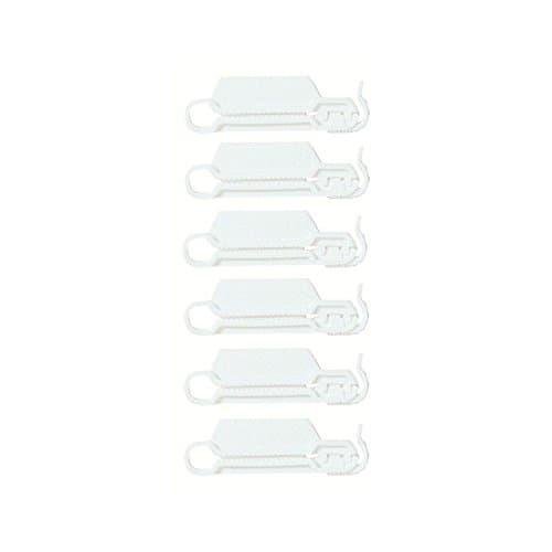 Image of Chef Aid 6-Piece Bag Clippet Set, White colour