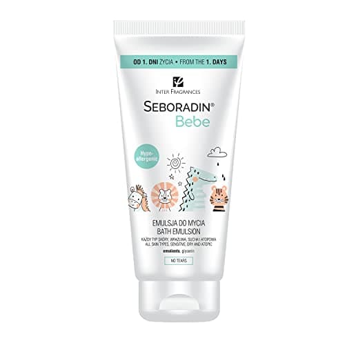 Image of Seboradin Bebe Intensive moisturizing Washing Lotion for Babies Children and People with Sensitive Dry Atopic Skin Gentle Cleansing Baby Care from The First Day 200 ml