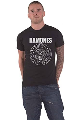 Image of Ramones T Shirt Presidential Seal Band Logo Official Unisex Black XXXL