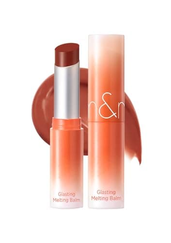 Image of rom&nd Glasting Melting Balm (NEW) 6 ColorsㅣGlossy, Plumping Lips, Moisture, Translucent, Water Bomb, High Pigmented, Veganㅣ3.5g 0.12oz (15 Pecan Brew)