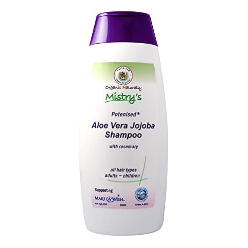 Image of Mistry's Aloe Jojoba Shampoo with Rosemary 200ml - Natural Hair Care Shampoo, Gentle, Strengthening & Nourishing - Suitable for All Ages and Hair Types, Additive Free, Vegan,