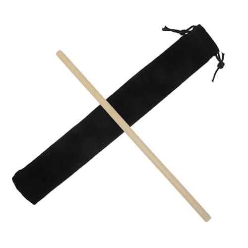 Image of TOVINANNA Bamboo Massage Stick for Facial and Full-Body Use, 30cm Household Massager Tool with Storage Bag, Fatigue Relief and Muscle Relaxation for Adults, Portable Spa Therapy and Beauty