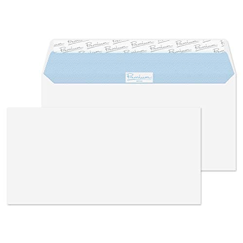 Image of Blake Office - Premium Envelopes DL (110 x 220mm) - Pack of 50 - Thickness 120GSM - FSC Certified White Envelopes 4.3 x 20.6 Inches - Business Envelope - Laser & Printer Compatible (32214)