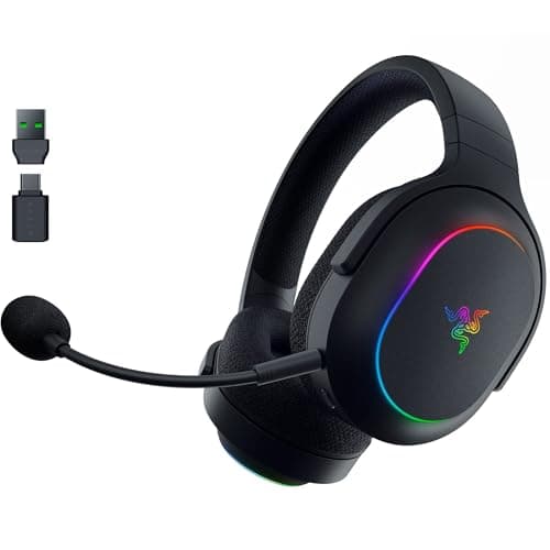 Image of Razer Barracuda X Chroma - Wireless Multi-Platform Gaming Headset with 6 Zone Chroma RGB (SmartSwitch Hyperspeed & Bluetooth, 40mm Drivers, Detachable HyperClear Cardioid Mic) Black