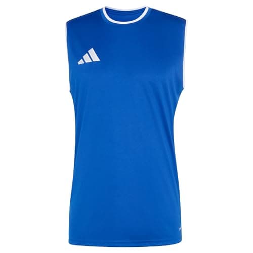 Image of adidas Men's Entrada26 Sleeveless Jersey Shirt, Team Royal Blue/White, L