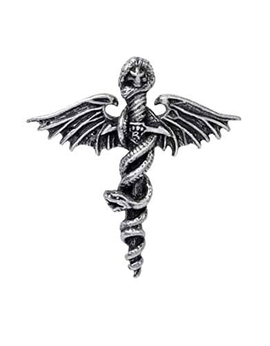 Image of Motley Crue Badge Dr Feelgood Band Logo 3D sculpted pewter Official clutch ""